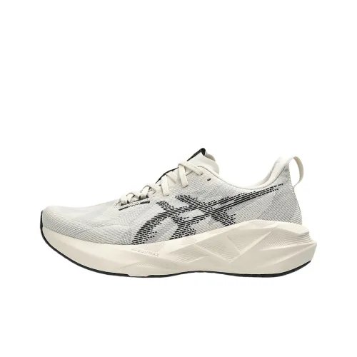 ASICS NOVABLAST 5 Амортизация Низкий Топ Беговые Кроссовки Мужские Бежевый Черный