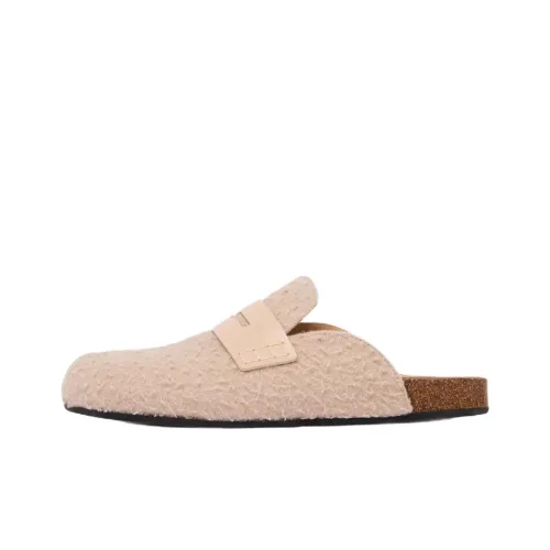 JW Anderson Домашние тапочки Мужские Бежевые