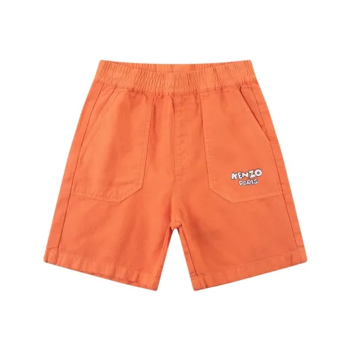 KENZO SS24 Шорты Детские Тыквенно-Оранжевые