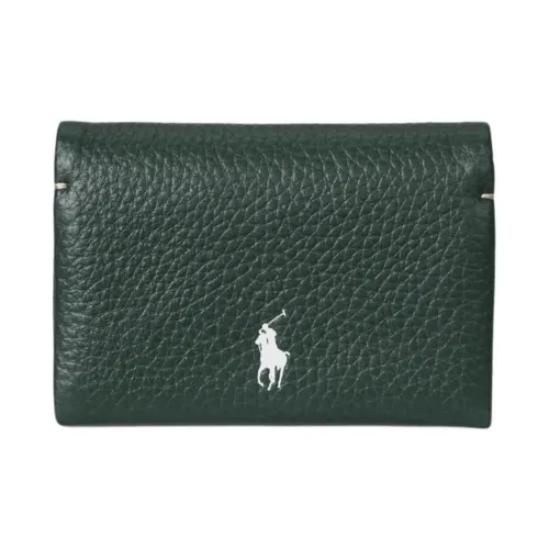 Polo Ralph Lauren Кожа Кошелек Стандартный Женский Темно-зеленый