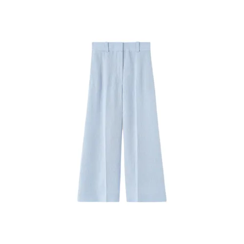 Loro Piana Синие Женские Повседневные Брюки