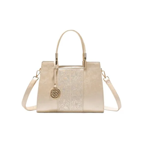 CLEVER KETCH ПУ (полиуретан) Сумка-тоут Средняя Женская Абрикосовая