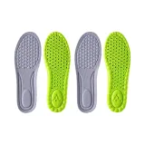 2 пачки [Совместимо с Nike | Антибактериальный, устойчивый к запахам] Зеленый и Серый