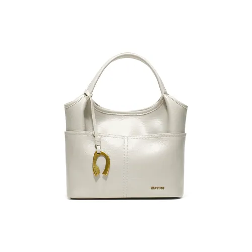 Simedin Сумка через плечо из коровьей кожи стандартная женская цвет слоновая кость шоколадный коричневый