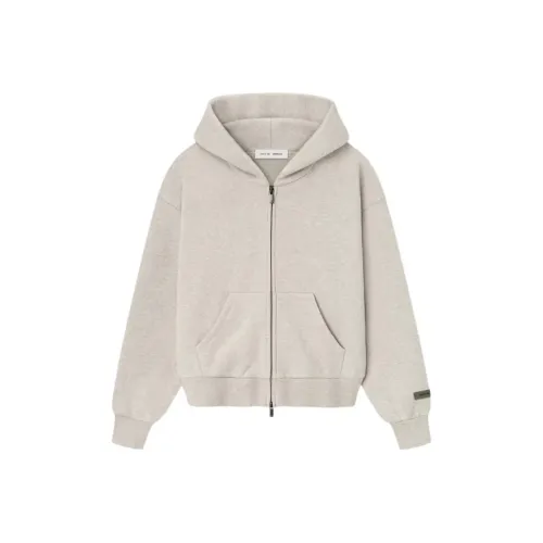 Fear Of God Essentials SS25 WOMEN'SS Classic Fleece ZIP UP Hoodie Sweatshirt Women's
