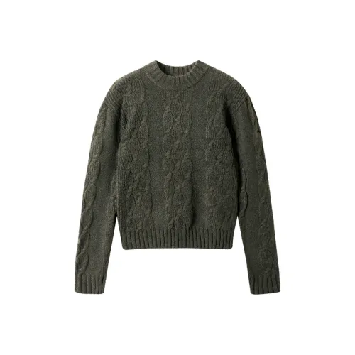 SHUXI Salty Оливковые Женские Свитера