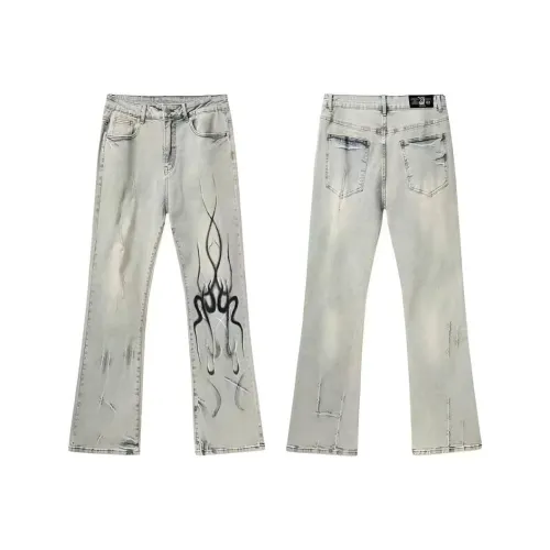 GDRG ☆ Грязно-желтый ☆ Унисекс Джинсы