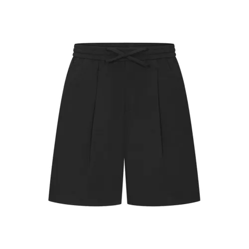 URBAN REVIVO Глубокий Черный Мужские Повседневные Шорты