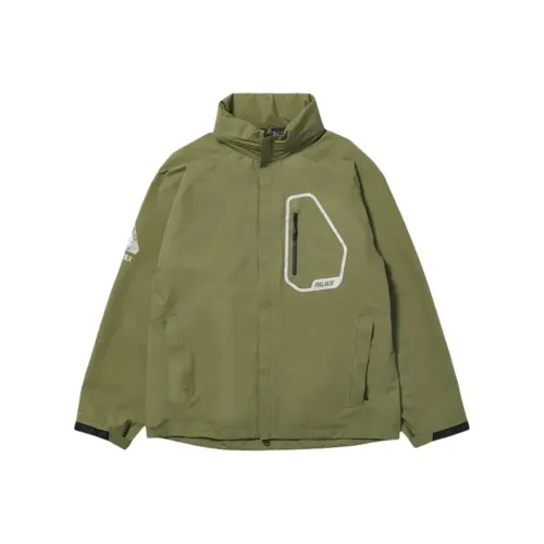 PALACE Gore Tex Paclite Vent Куртки Пальто Мужской Зеленый