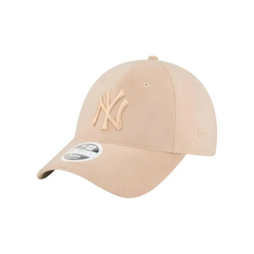 New Era Хлопковые кепки унисекс кремового цвета