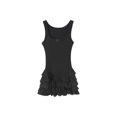 MTHE Черные Женские Слиплатья