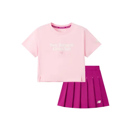 Детский комплект New Balance co-brand для детей 3-7 лет 2 предмета юбка