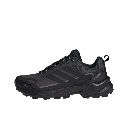 adidas Terrex Skychaser Износостойкий и Водонепроницаемый Низкий Топ Походная обувь Женская Черная