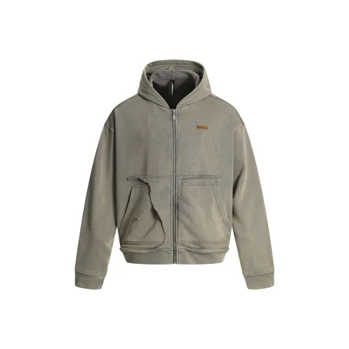 YONGYAN Серый Унисекс Куртки