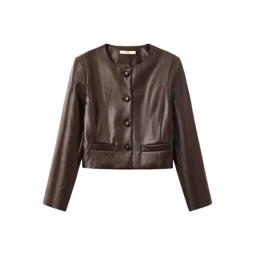 SHUXI Sara Вино Женские Куртки