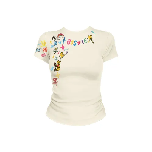 Bosieagender Женские футболки с коротким рукавом