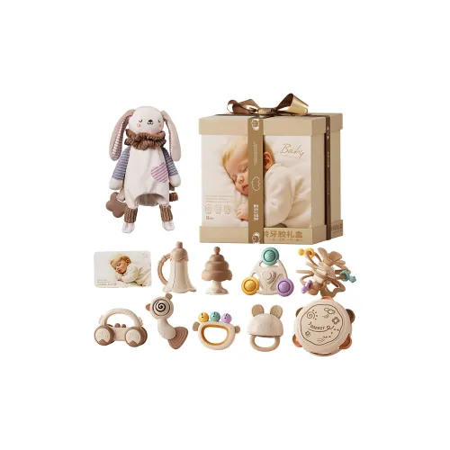 WANWEIMAN Жуйные силиконовые мячи для прорезывания зубов успокаивающие погремушки развивающие игрушки в коробке