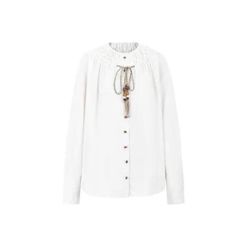 Me siento Moon White Женские Рубашки