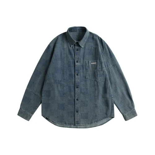 PINSCIO ZENIE Синие Унисекс Рубашки