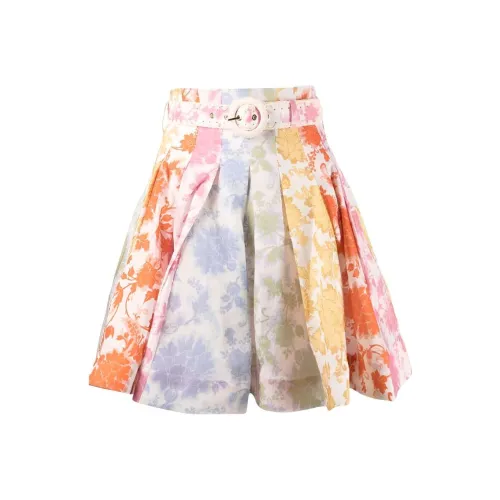 Zimmermann Многоцветные Женские Повседневные Короткие Юбки
