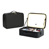 Афинский черный (большой) с зеркальцем и светодиодным освещением, 3-я установка источников света