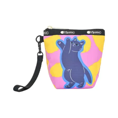 LeSportsac Ткань Клатч Маленький Унисекс Розовый Многоцветный