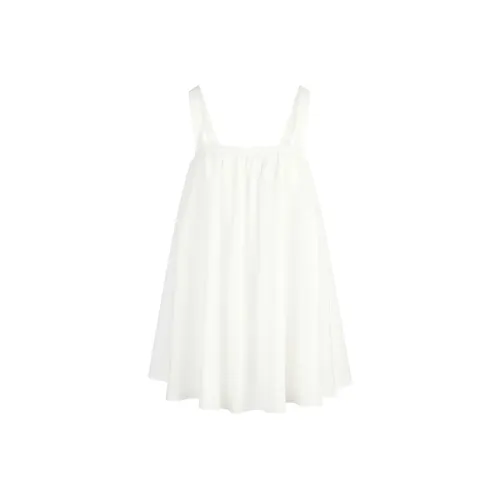 SKIMS SS25 Хлопок Voile Мини Платье Slip Платье Женское