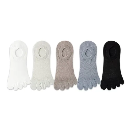 MIZU Черный+Белый+Темно-серый+Синий+Светло-серый Мужские носки