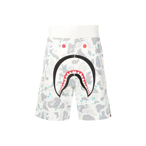 A BATHING APE BAPE совместный бренд Белый Мужские спортивные шорты
