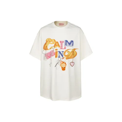 CALMMIND Бежево-абрикосовый Унисекс Футболка