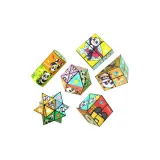 Панда Кубики Рубика Многоцветная коробка [Полный комплект 6 пар]