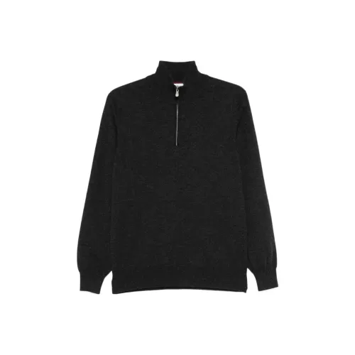 BRUNELLO CUCINELLI Свитер Мужской Угольный Серый