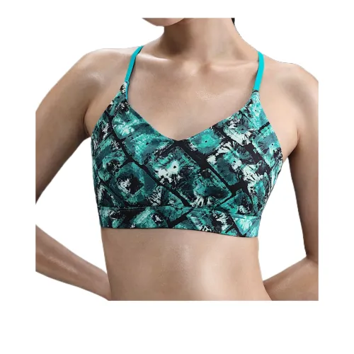 NIKE Зеленый Женские Бюстгальтеры