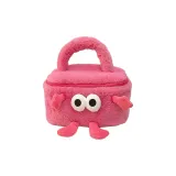 Розово-красная сумка для макияжа Big Eye