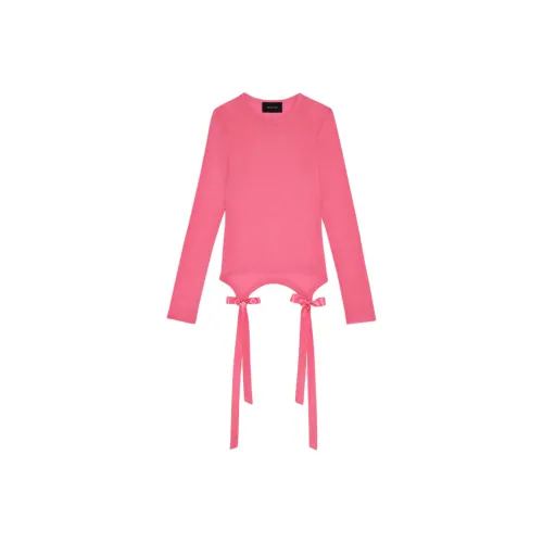 SIMONE ROCHA Ярко-розовые Женские футболки