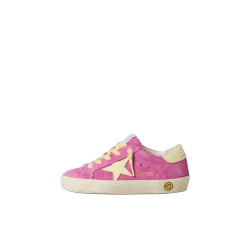 Golden Goose Супер Звезда Детские Скейтбординги Низкий Топ Розовый Детский