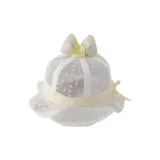 Маленький цветок, бант, светло-желтый (примерно 3-12 месяцев)