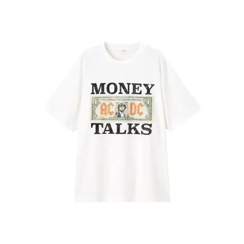 GU ACDC Co Бренд Платеж Экрю Мужская Рубашка T