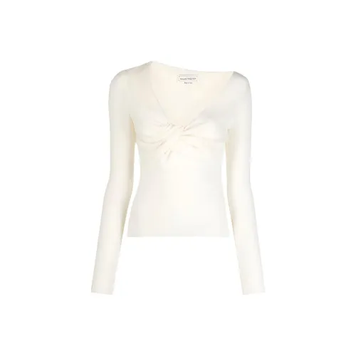 Alexander McQueen Белый Женский Трикотаж