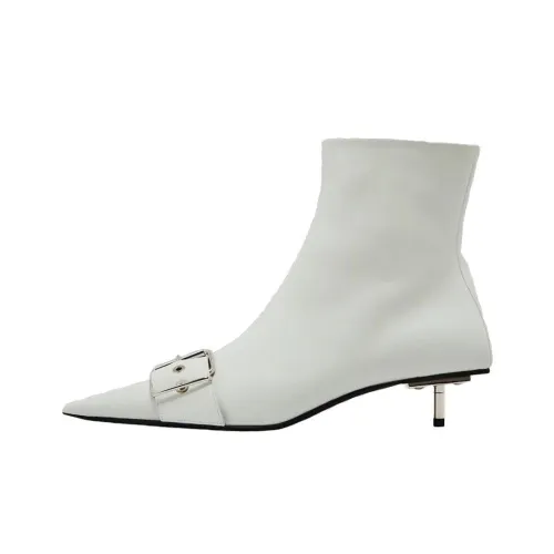 Ботильоны Balenciaga 4CM Женские Белые