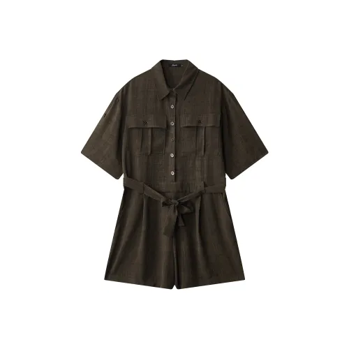 JINGBUTIAN Коричневый Женское боди