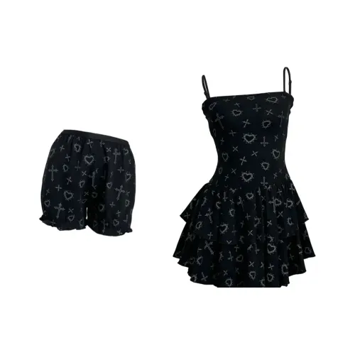 PZGE Черный С подарками Леггинсы Женские Слиплатья