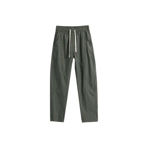 ENTONG Зеленые Унисекс Повседневные Брюки