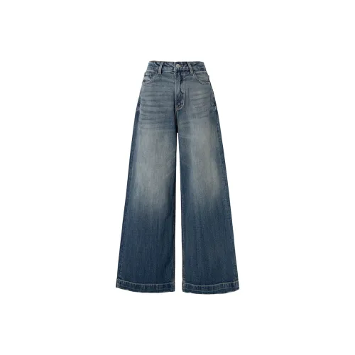 SOON FLOWER Джинсы Женские Midnight Blue