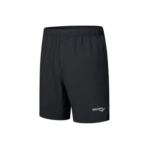 Saucony Глубокий Черный Мужские Спортивные Шорты