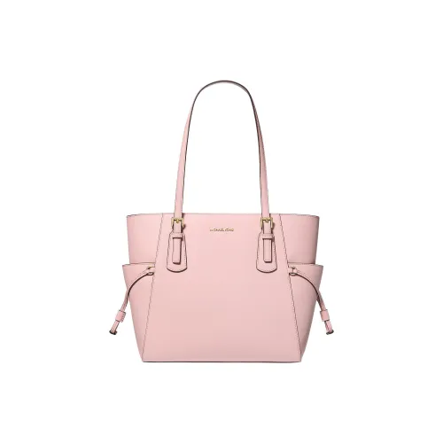 MICHAEL KORS VoyagerSaffiano Кожа Тоут Сумка Сумка для покупок Сумка Сумка через плечо Большая Женская Нюдово-розовая