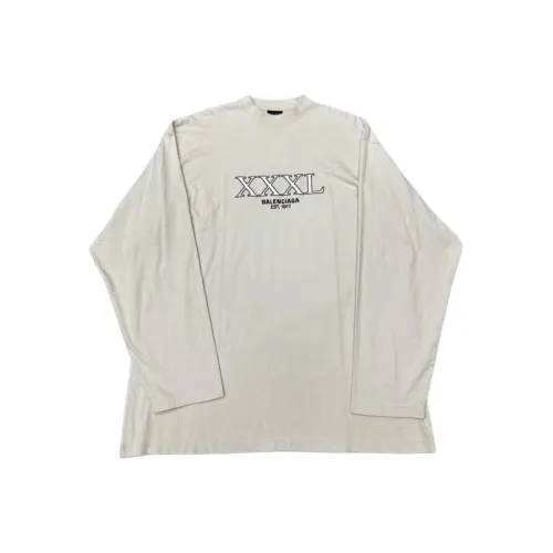 Balenciaga Экрю Мужские T-рубашки