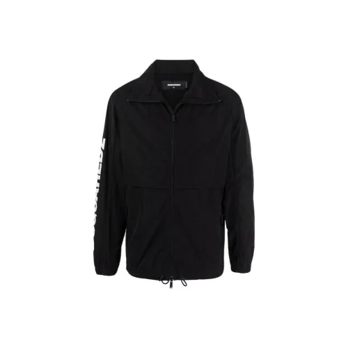 DSQUARED 2 Мужские черные куртки