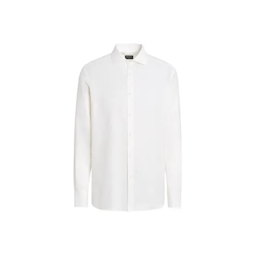 Ermenegildo Zegna Белые Мужские Рубашки