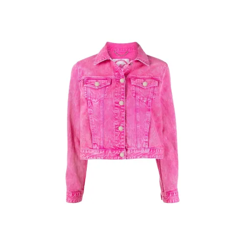 Michael Kors Розово-красные Женские Джинсовые Куртки